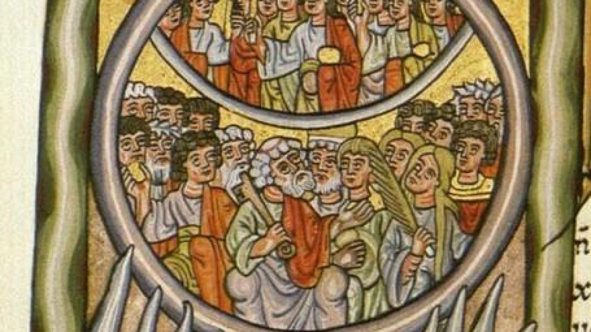 Hildegarde bingen abbaye sainte hildegarde eibingen enluminure scivias 3 moy