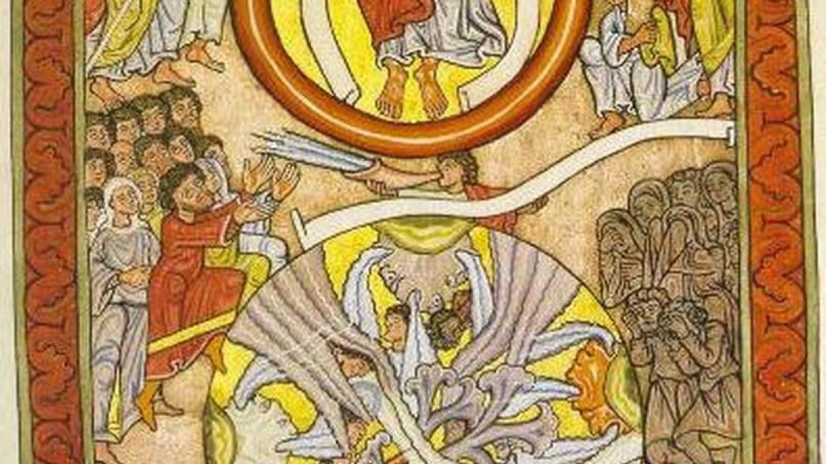 Hildegarde bingen abbaye sainte hildegarde eibingen enluminure scivias 4 moy