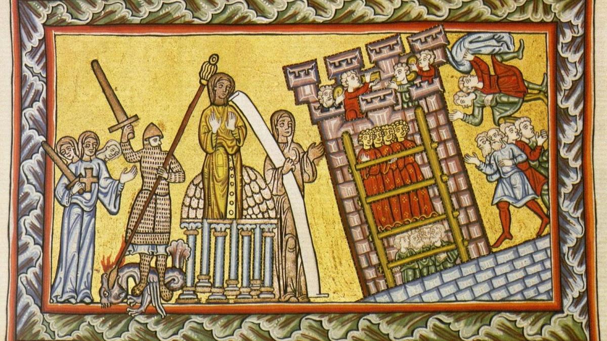 Hildegarde bingen abbaye sainte hildegarde eibingen enluminure scivias 7 moy